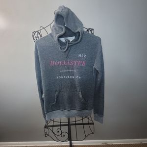 Hollister gray hoodie size small